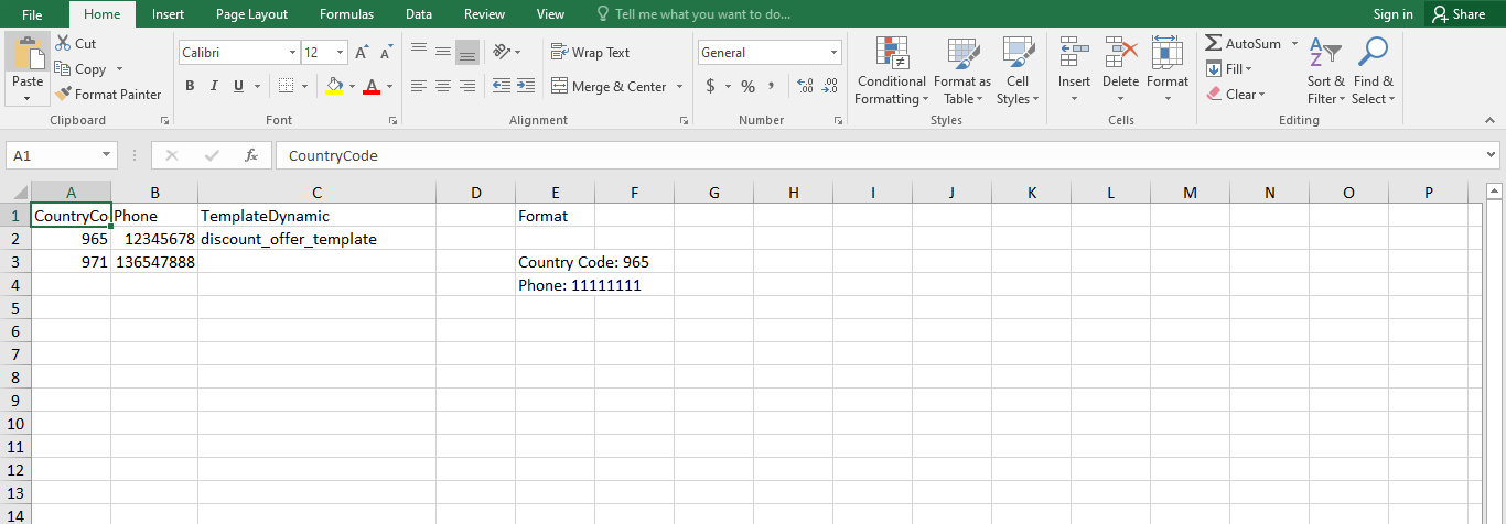 Downloaded Excel File