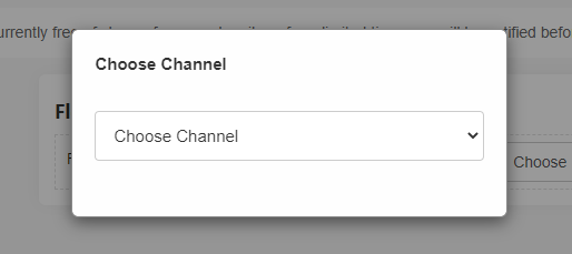 select channel