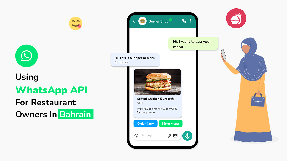 Using WhatsApp API For Restaurant Owners In Bahrain