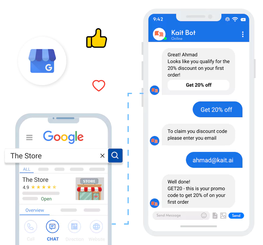 Google Business Messages Chatbot