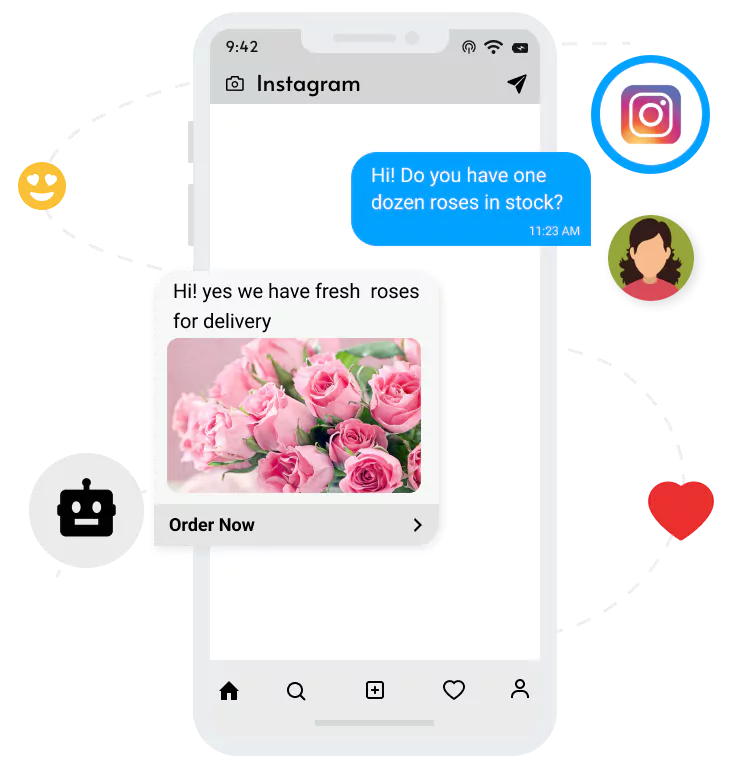 Personalized Instagram chatbot
